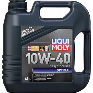 Масло моторное полусинтетическое 5л 10W-40 Optimal LIQUI MOLY