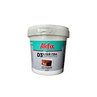 Клей ПВА D3 1кг Akfix