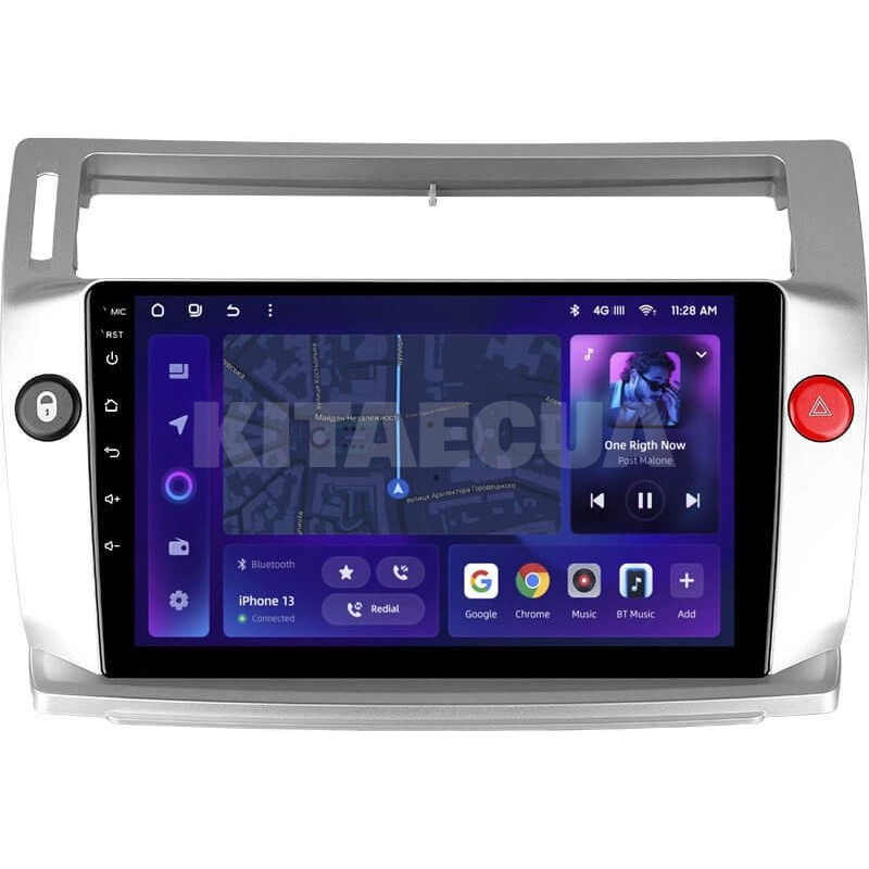 Штатна магнітола MOSS M2 4+32 Gb 9" Citroen C4 LA 2004-2014 AMS (49009)