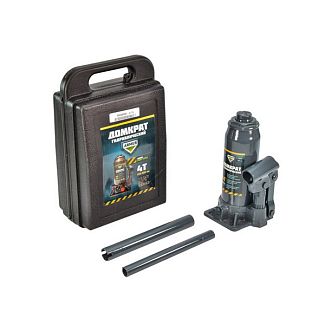 Домкрат гидравлический бутылочный до 4т (195-380 мм) пластиковый кейс ARMER