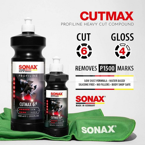 Полироль-очиститель 1л Profiline CutMax 06-03 Sonax (246300) - 3