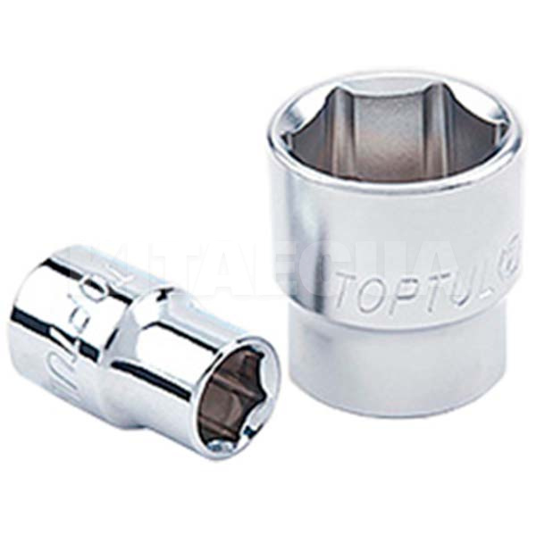 Головка торцевая 15 мм 3/8" 28 мм TOPTUL (BAEA1215)