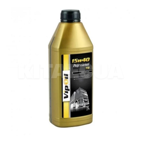 Масло моторное полусинтетическое 1л td 15w40 professional VipOil (162848)