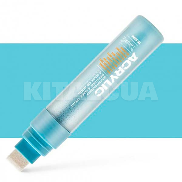 Маркер акриловый 15мм Shock Blue Light MONTANA (323225)