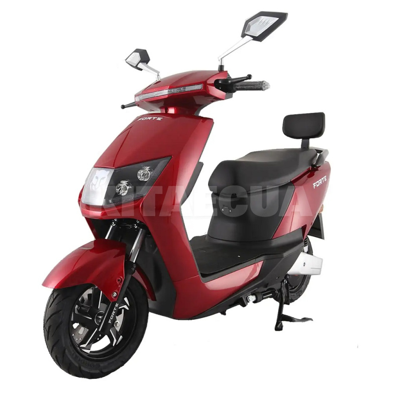 Электроскутер T3 50 км 2000 Вт красный FORTE (143128-FORTE)