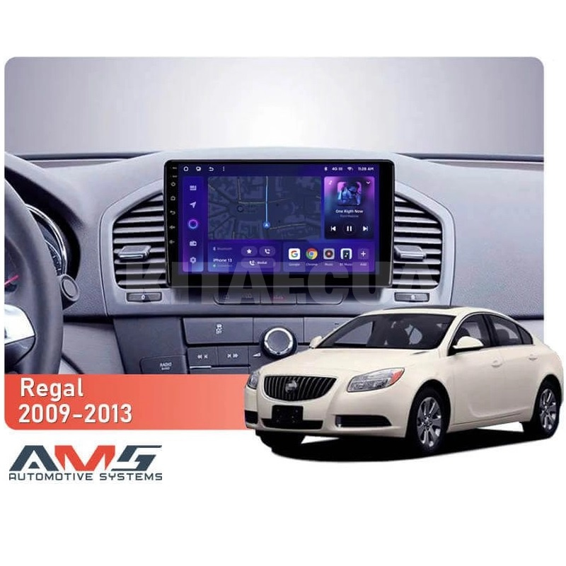 Штатна магнітола MOSS M3 4+32 ГБ 9" Buick Regal 2009-2013 AMS (50603) - 2