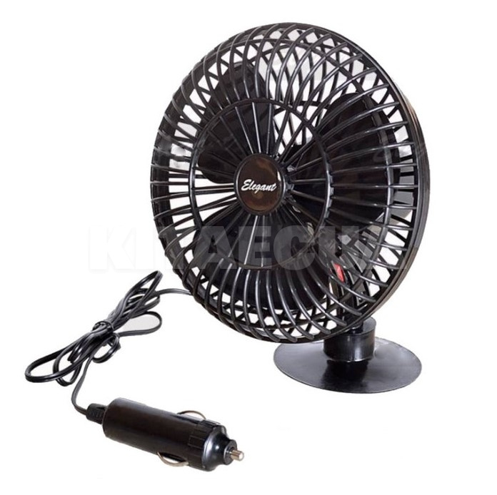 Вентилятор в машину EL 101 540 5" 12V поворотный ELEGANT (104774) - 2
