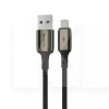 Кабель USB Lightning 2.4A 1м Dense Metal чорний PROOVE (504960001)