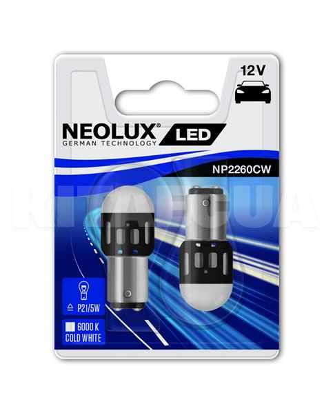 LED лампа для авто BAY15d 1.2W NEOLUX (NE NP2260CW-02B-Neolux) - 2