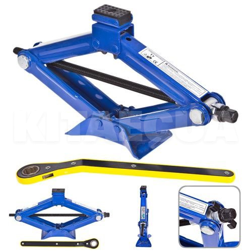 Домкрат механічний ромбовидний до 1т (95-350мм) з тріскачкою VITOL (ST-105B-1t-VITOL) - 2