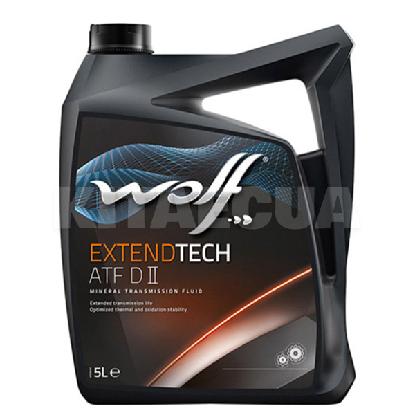 Масло трансмісійне мінеральне 5л ATF Extendtech DII WOLF (8305207)