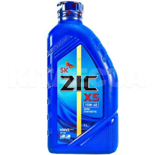 Масло моторное полусинтетическое 1л 15W-40 X5 ZIC (132647)