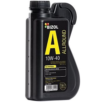 Моторное масло полусинтетическое 1л 10W-40 Allround BIZOL