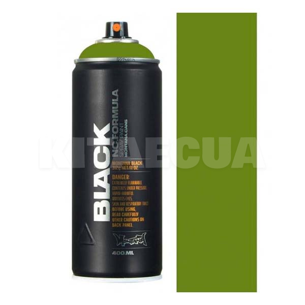 Краска зеленая 400мл матовая BLK 6720 Lost Island MONTANA (263538-MONTANA)