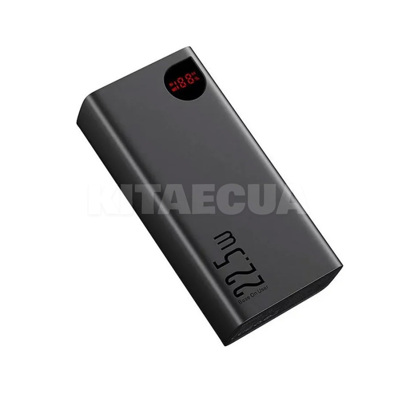 Повербанк Adaman Digital Display 40000mAh 22.5W чорний BASEUS (PPAD020101) - 2