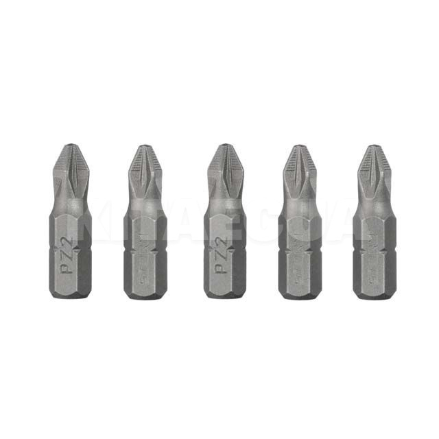 Комплект біт PZ2 1/4" 25мм ACR S2 5шт. Intertool (VT-0209)