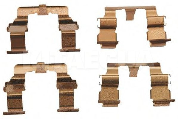 Пружинка передніх гальмівних колодок (ком-кт 4 шт) QUICK BRAKE на Great Wall HOVER (3501103-K00/3501105-)