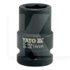 Головка торцева ударна 6-гранна 14 мм 1/2" 39 мм YATO (YT-1004)