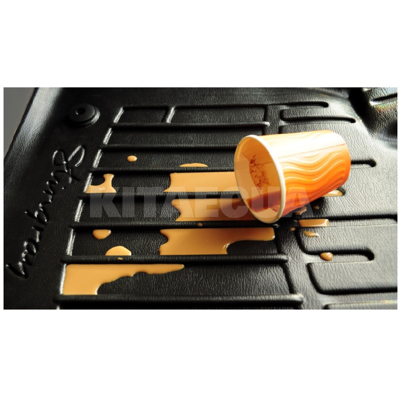 Резиновый коврик в багажник HYUNDAI Santa Fe II (CM) (2006-2012) (5 of 7 seats) Stingray (6009421) - 3