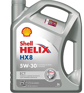 Масло моторне синтетичне 5л 5W-30 Helix HX8 ECT C3 SHELL
