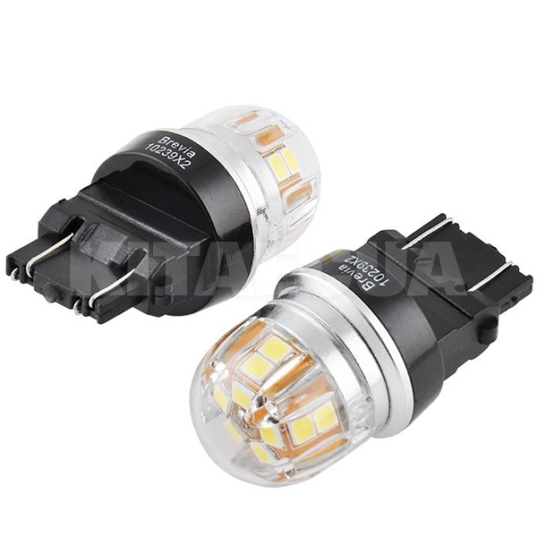 LED лампа для авто S-Power W2.5x16q 6000K (комплект) BREVIA (10239X2)