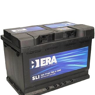 Аккумулятор автомобильный 77Ач 780А "+" справа ERA