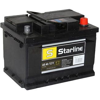 Аккумулятор автомобильный 60Ач 540А "+" справа STARLINE