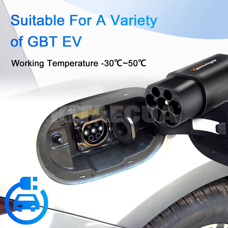 Переходник Guwieyg 7.4 кВт 32А 1-фаза Type Tesla (станция) - GB/T AC (китайскоее авто) GUWIEYG (P-TSGBT) - 9