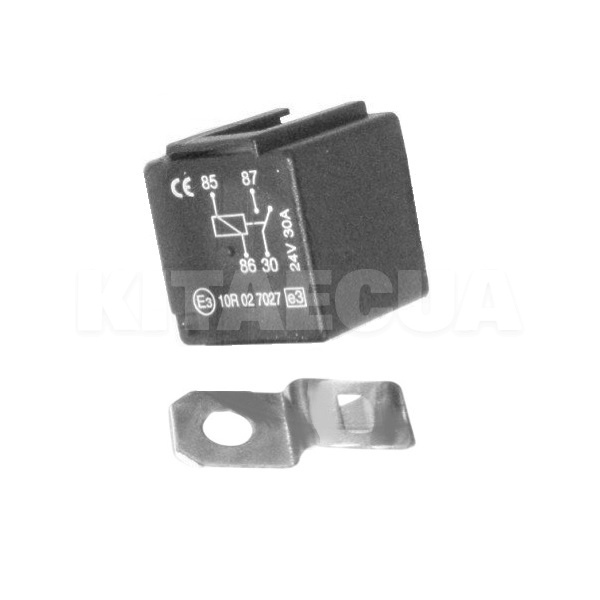 Реле 4-контактное 24B 30А с кронштейном ERA (661252) - 2