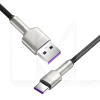 Кабель USB Type-C Cafule Metal Data 66W 1м чорний BASEUS (CAKF000101)