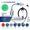 Зарядка для электромобиля 7.4 кВт 32А 1-фаза GB/T AC (китайское авто) 10м EXPERT+ UACHARGER (CHC-EX120731HL-21-10)
