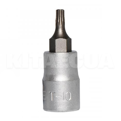 Головка торцевая с 6-лучевой насадкой (с отверствием) T-10H 1/4" 32 мм FORCE (FOR 3273210)
