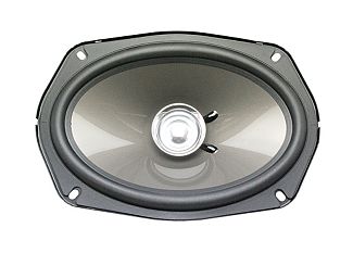 Динамики коаксиальные 1-но полосные овальные 6x9" (15х23 см) серый 250ВтGray (2 шт) Celsior