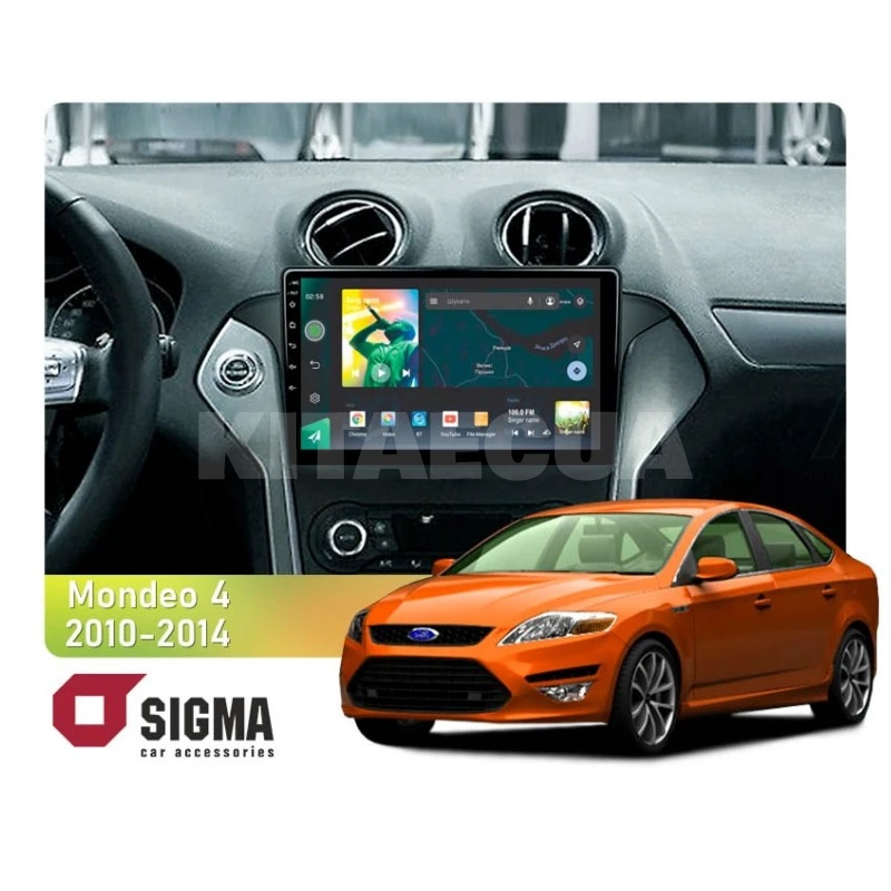 Штатна магнітола X10232 2+32 Gb 10" Ford Mondeo 4 2011-2014 SIGMA4car (34025)