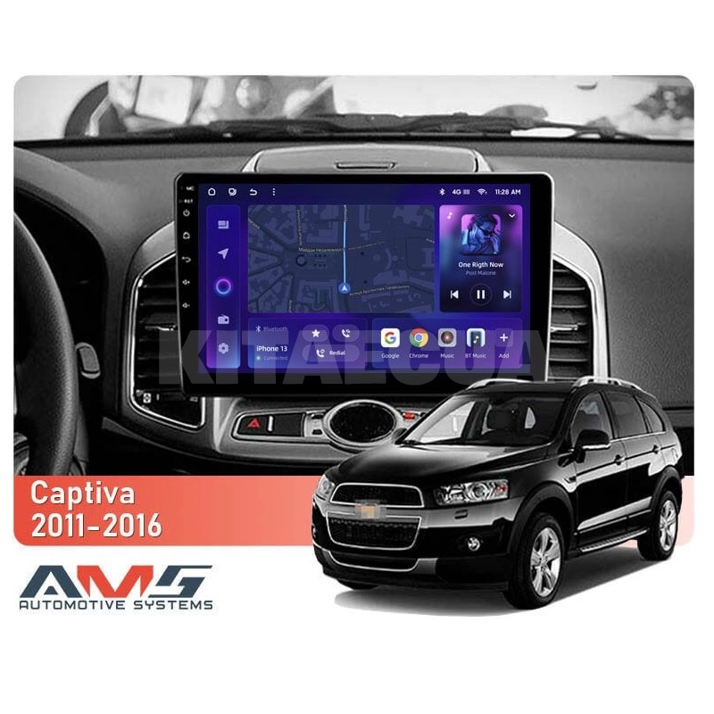 Штатна магнітола MOSS M3 4+32 ГБ 10" Chevrolet Captiva 1 2011-2016 (F2) AMS (50779) - 2
