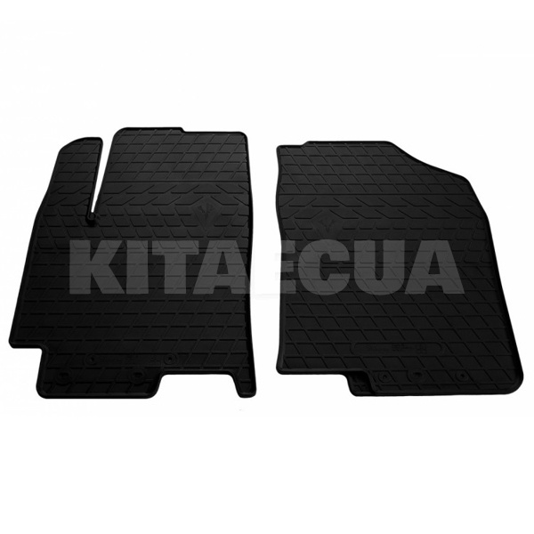 Гумові килимки передні Kia Rio IV (2017-н.в.) HK кліпси Stingray (1009232)