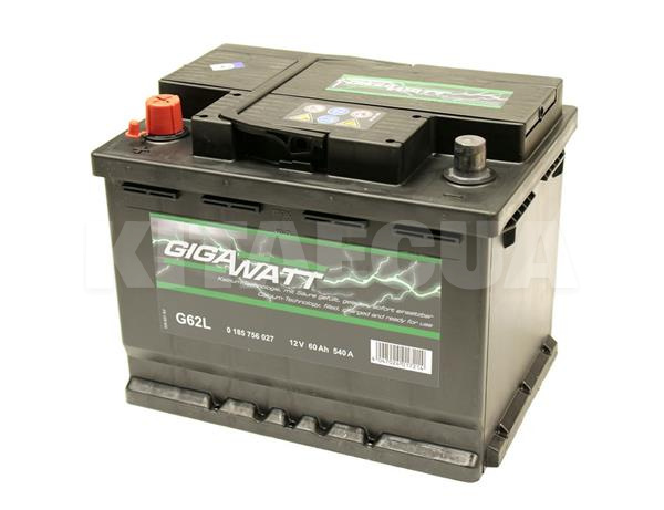 Акумулятор автомобільний 60Ач 540А "+" зліва GIGAWATT (GW 0185756027) - 2