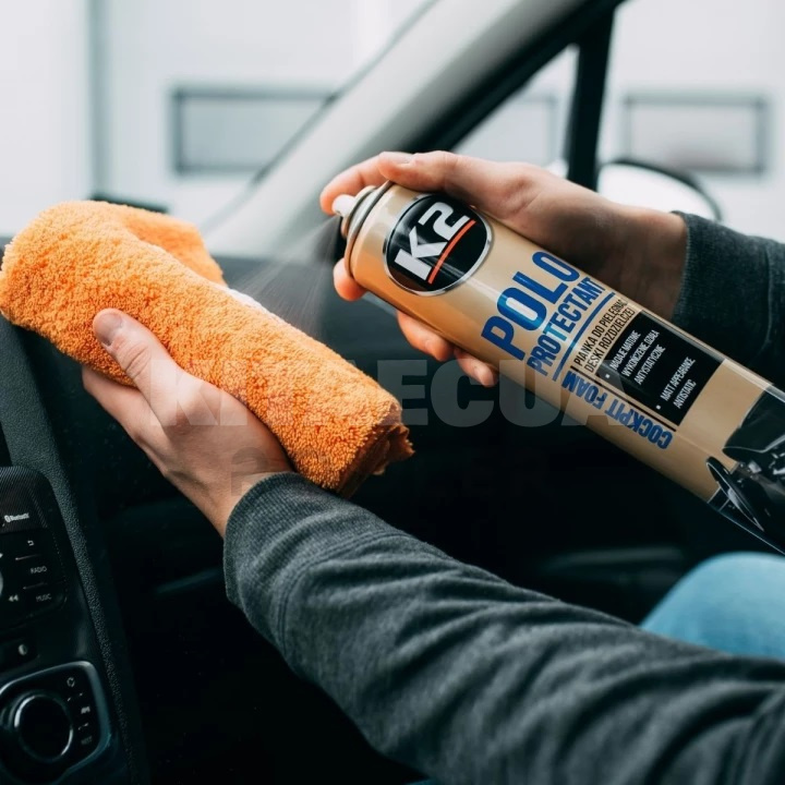 Поліроль для пластику 750мл POLO PROTECTANT MAT K2 (K418) - 3