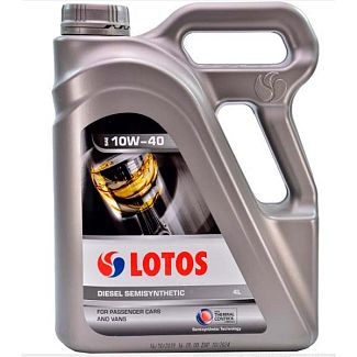 Масло моторне напівсинтетичне 4л 10W-40 DIESEL SEMISYNTHETIC LOTOS