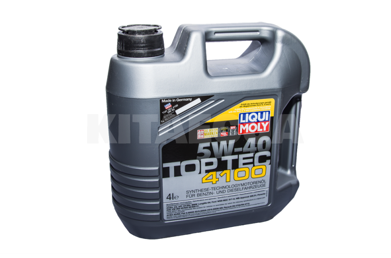 Масло моторное синтетическое 4л 5W-40 Top Tec 4100 LIQUI MOLY (2195) - 3