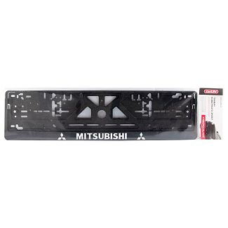 Рамка номерного знака - об'ємні букви, Mitsubishi CARLIFE