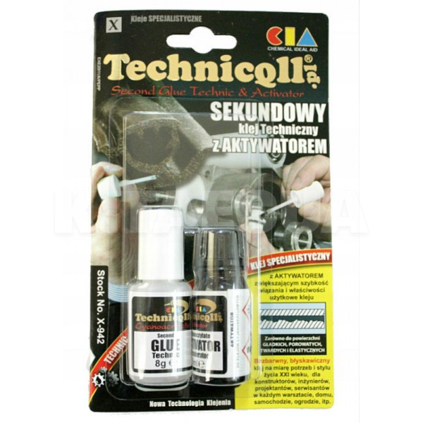 Клей секундний ціанакрилатний 16 мл Technicqll (X-942)