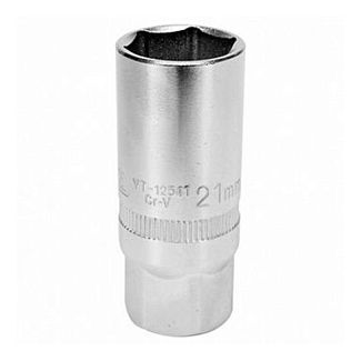 Головка торцевая свечная 21 мм 1/2" 64 мм YATO