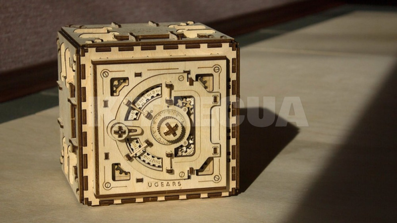 Механический 3D пазл "Сейф" UGEARS (70011) - 2