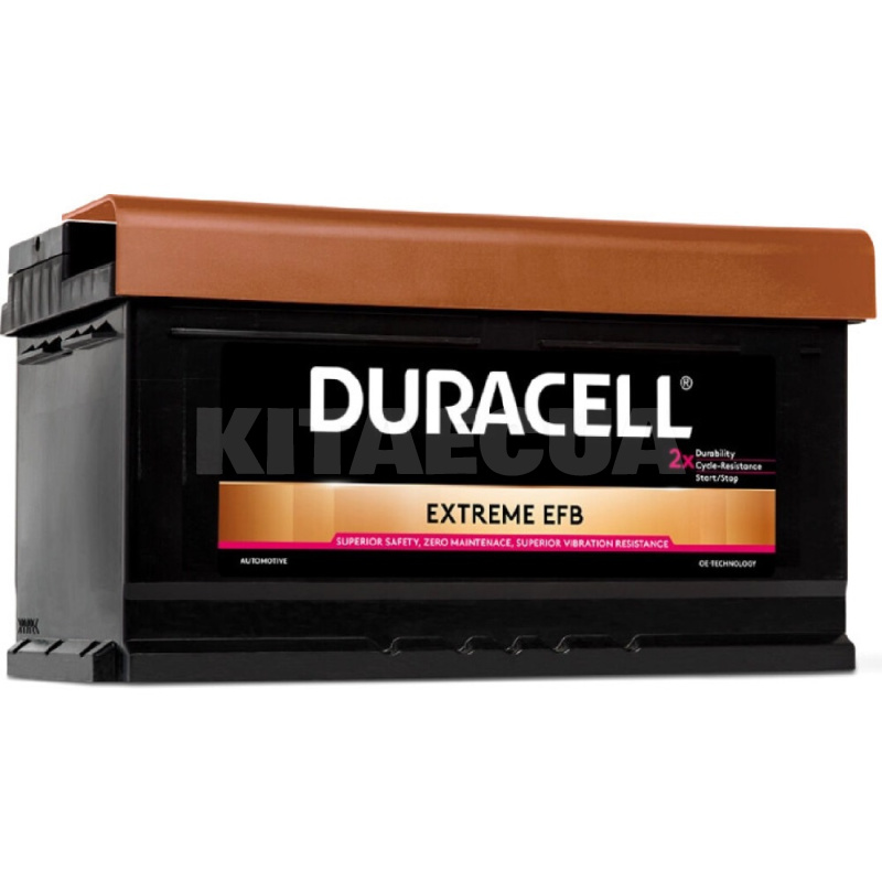Автомобільний акумулятор Extreme EFB 75Аг 730А "+" праворуч DURACELL (DE75EFB)