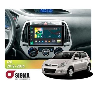 Штатная магнитола X9464 4+64 ГБ 9" Hyundai i20 2 2012-2014 SIGMA4car