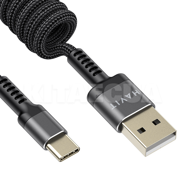 Кабель USB - Type-C 2.4А HV-CB6252 1.5м черный HAVIT (HV-CB6252) - 2