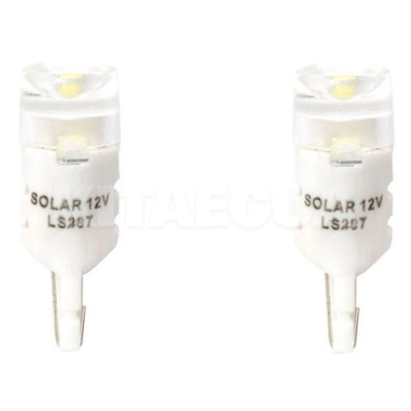 LED лампа для авто W2.1x9.5d 3W (комплект) Solar (LS297_B2)