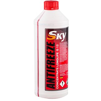 Антифриз-концентрат красный 1.5л G12 -37 °С SKY