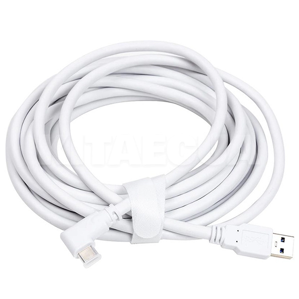 Кабель USB Type-C 5м білий PowerPlant (CA913244) - 2